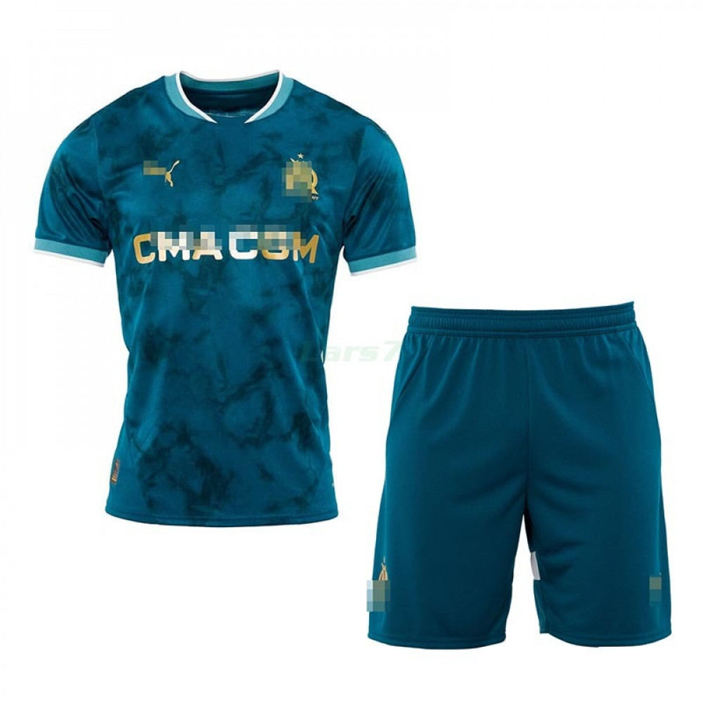 Camiseta Olympique Marsella 2ª Equipación 2024/2025 Niño Kit