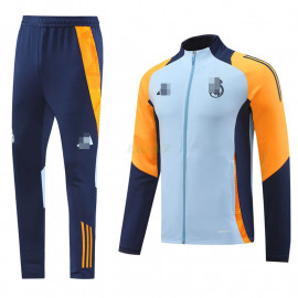 Chaqueta Real Madrid 2024/2025 Azul Claro/Naranja