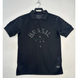 Camiseta Brasil Negro Retro 2013/14