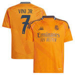 Camiseta Vini Jr. 7 Real Madrid 2ª Equipación 2024/2025