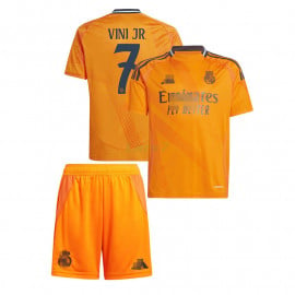 Camiseta Vini Jr. 7 Real Madrid 2ª Equipación 2024/2025 Niño Kit