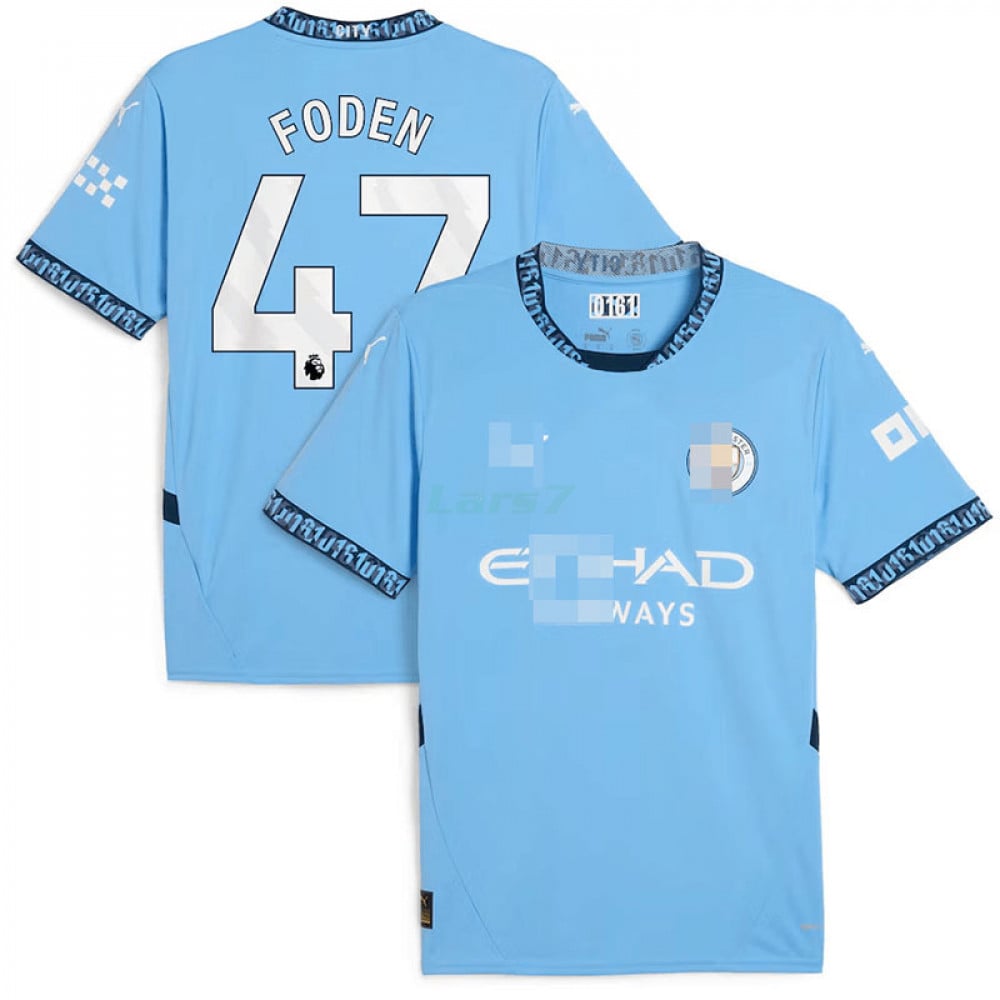 Camiseta Foden 47 Manchester City 1ª Equipación 2024/2025