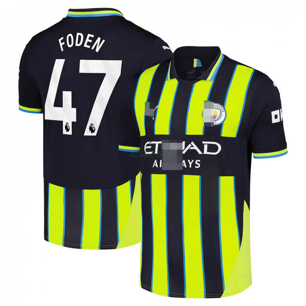 Camiseta Foden 47 Manchester City 2ª Equipación 2024/2025