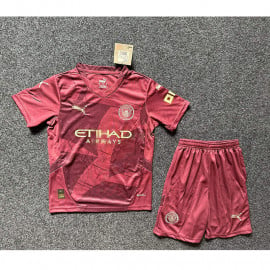 Camiseta Manchester City 3ª Equipación 2024/2025 Niño Kit