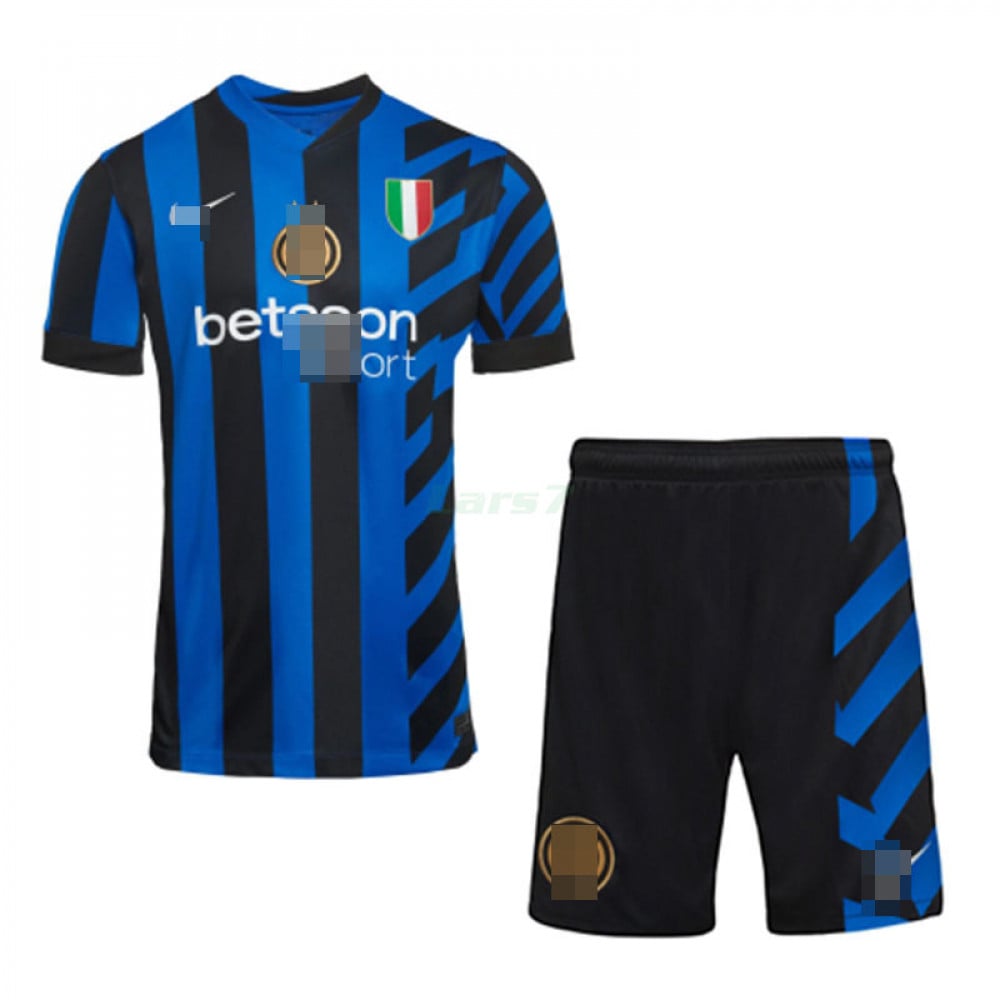 Camiseta Inter de Milan 1ª Equipación 2024/2025 Niño Kit