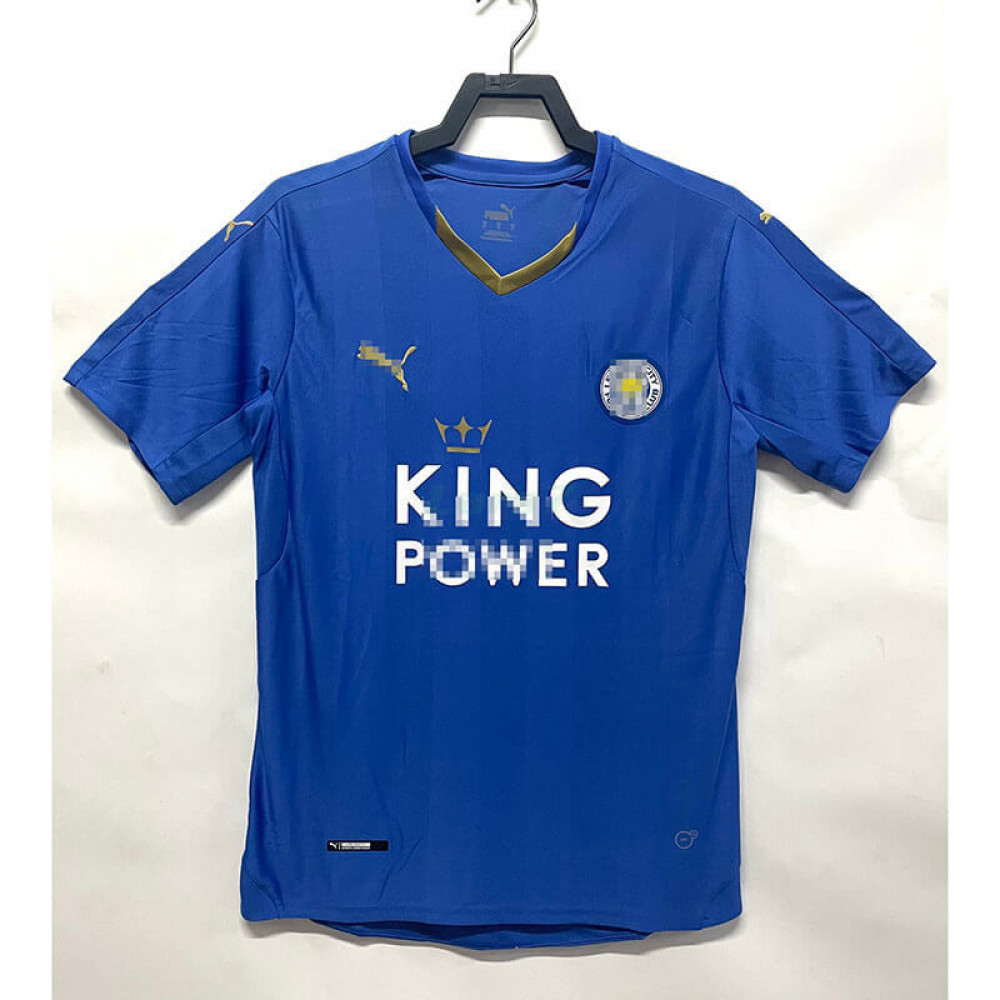 Camiseta Leicester City 1ª Equipación Retro 2015/16