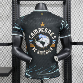 Camiseta Argentina 2024 Negro/Azul (EDICIÓN JUGADOR)