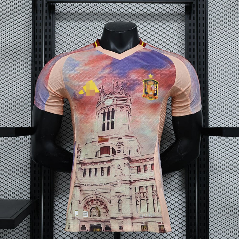 Camisetas España 2024 Rosa (EDICIÓN JUGADOR)