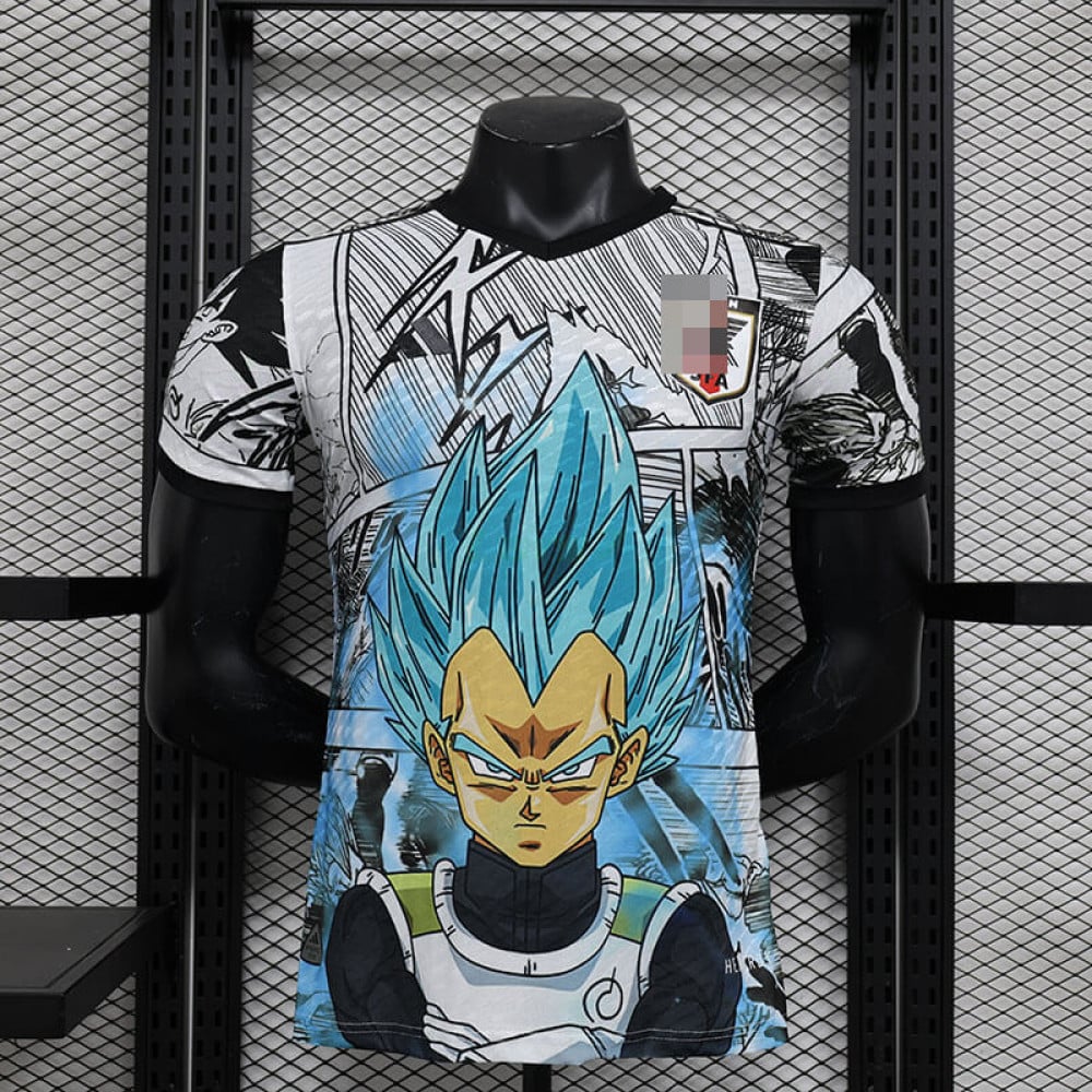 Camiseta Japón 2024 Dragon Ball Blanco/Negro/Azul (EDICIÓN JUGADOR)