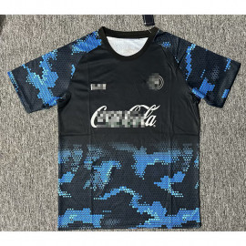 Camiseta de Entrenamiento Napoli 2024/2025 Negro/Azul