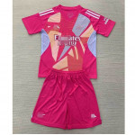 Camiseta De Portero Arsenal 2024 Niño Kit Rosa