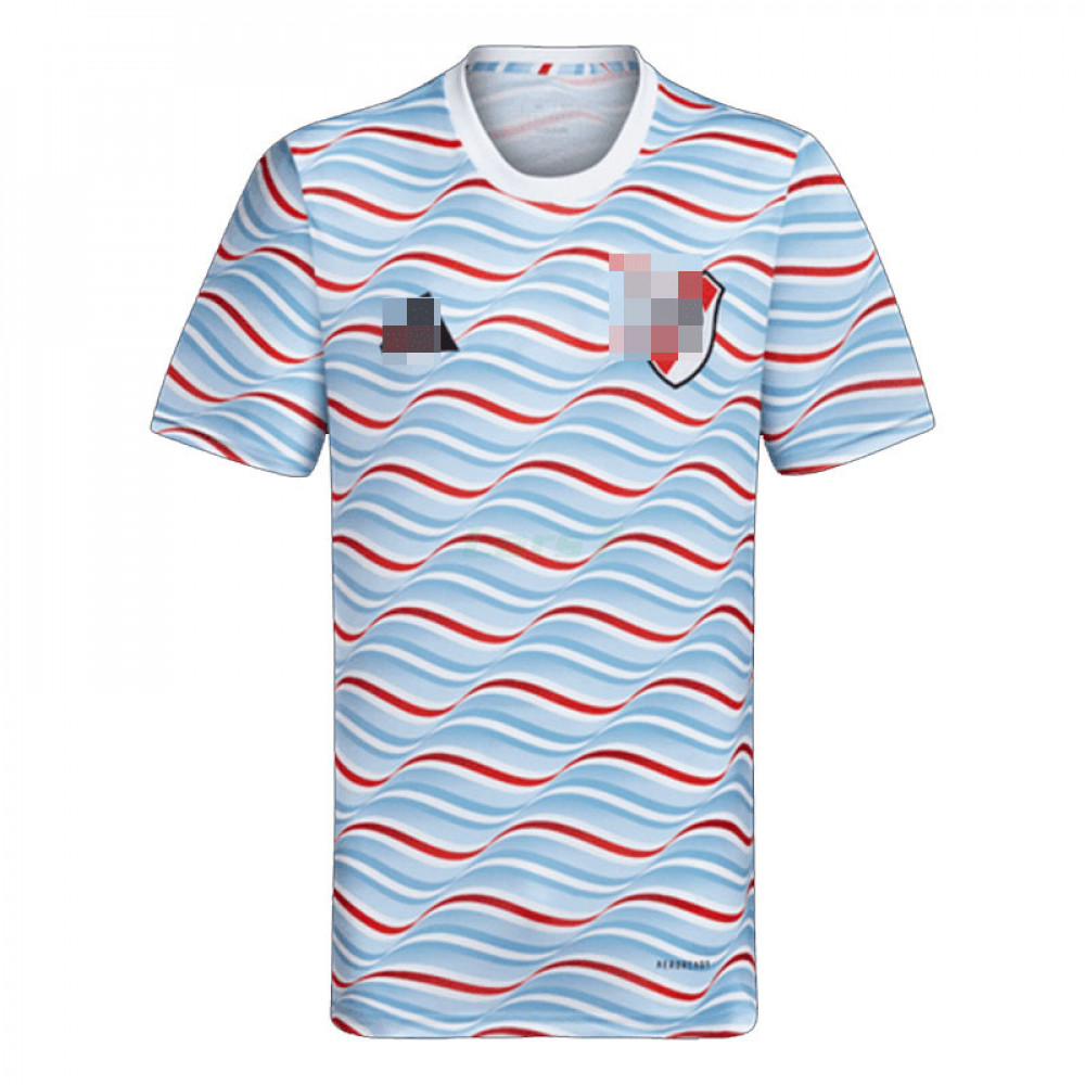 Camiseta River Plate 2024/2025 Pre-Match Azul/Rojo