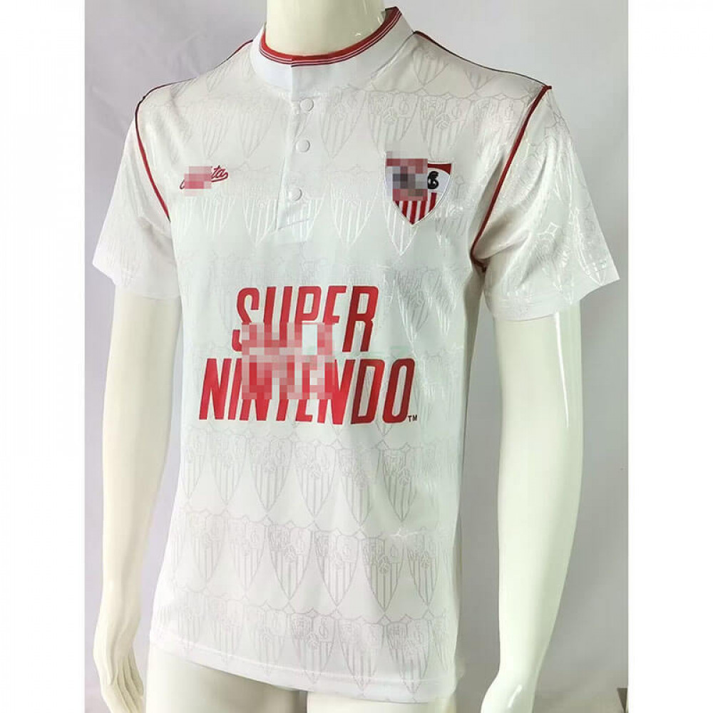 Camiseta Sevilla FC 1ª Equipación Retro 1991/92