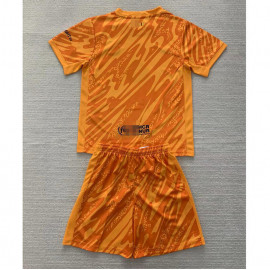 Camiseta de Portero Barcelona 2024/2025 Niño Kit Naranja