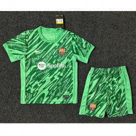 Camiseta de Portero Barcelona 2024/2025 Niño Kit Verde