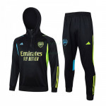 Sudadera De Entrenamiento Arsenal 2023/2024 Con Capucha Negro