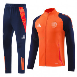 Chandal Manchester United 2024/2025 Naranja/Azul