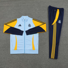 Chandal Real Madrid 2024/2025 Azul Claro/Amarillo