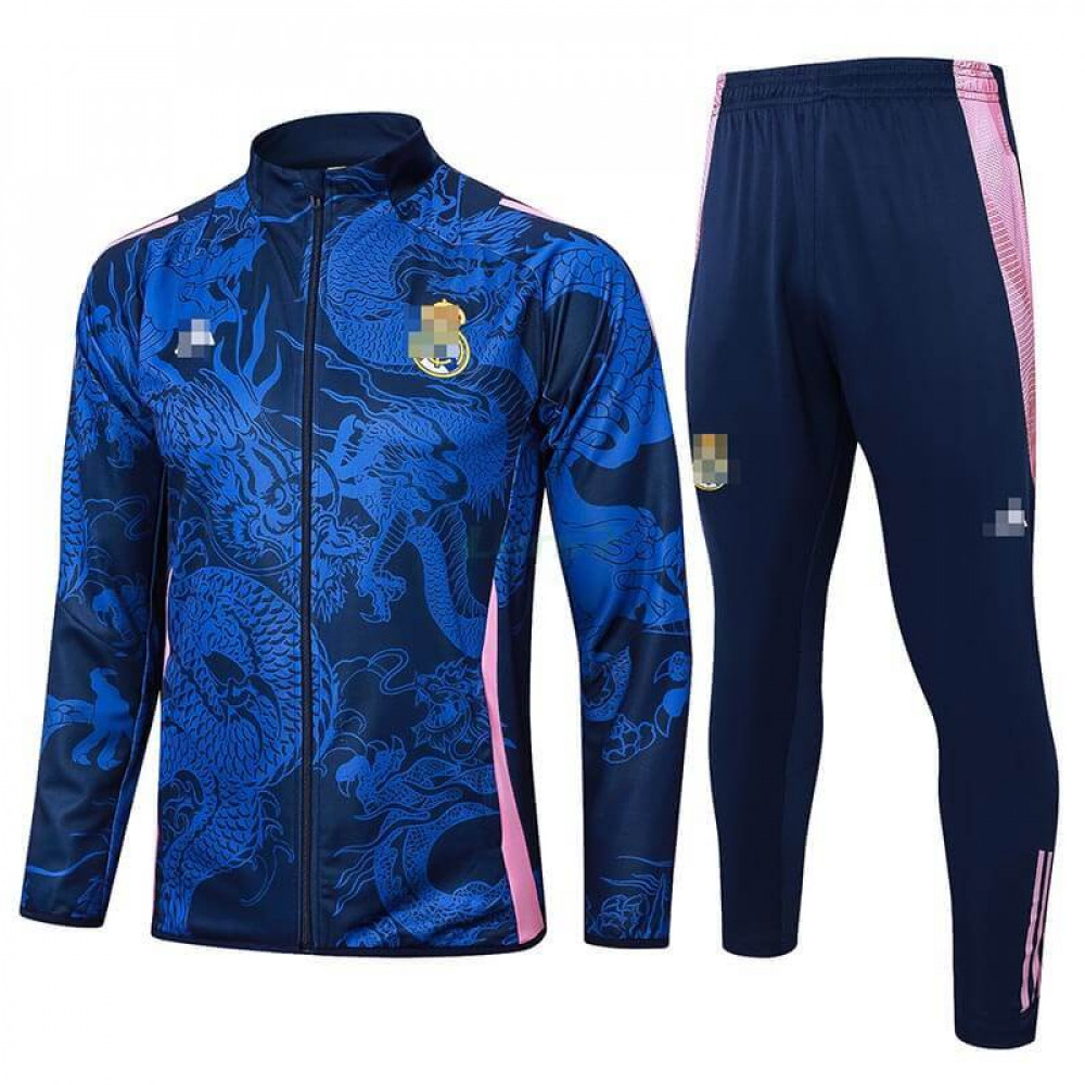 Chandal Real Madrid 2024/2025 Azul Real con Estampado