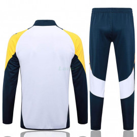 Chandal Real Madrid 2024/2025 Blanco/Amarillo