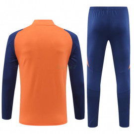 Sudadera de Entrenamiento Manchester United 2024/2025 Kit Naranja/Azul