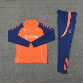 Sudadera de Entrenamiento Manchester United 2024/2025 Kit Naranja/Azul