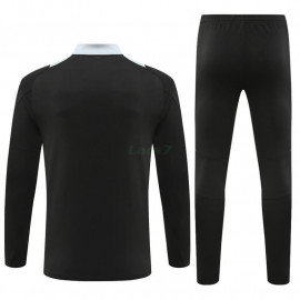 Sudadera de Entrenamiento Manchester United 2024/2025 Kit Negro/Gris