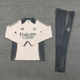 Sudadera De Entrenamiento Real Madrid 2024/2025 Kit Caqui/Gris