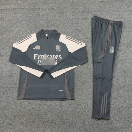 Sudadera De Entrenamiento Real Madrid 2024/2025 Kit Gris/Caqui