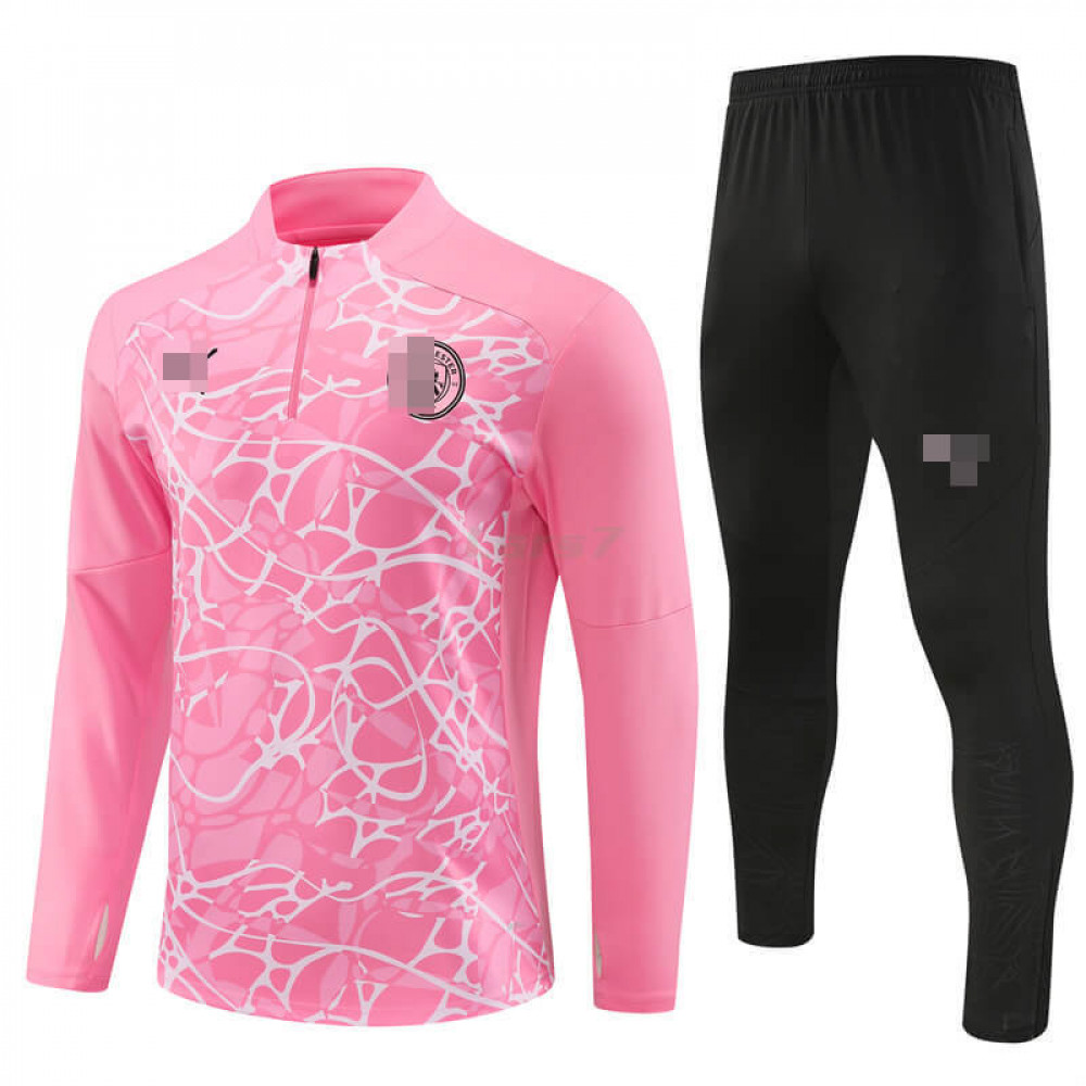 Sudadera de Entrenamiento Manchester City 2024/2025 Kit Rosa