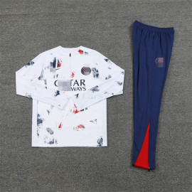 Sudadera de Entrenamiento PSG 2024/2025 Kit Blanco