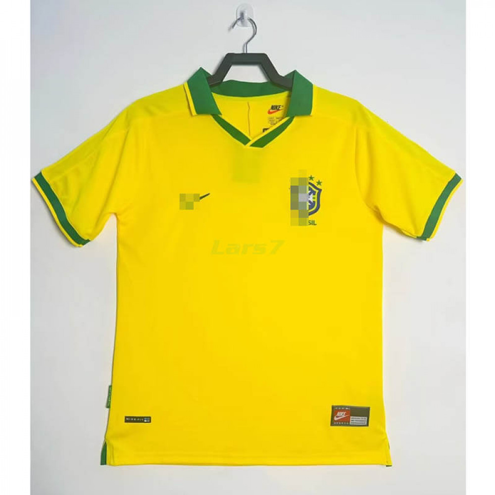 Camiseta Brasil 1ª Equipación Retro 1997