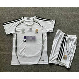 Camiseta Real Madrid 1ª Equipación Retro 2006/07 Niño Kit