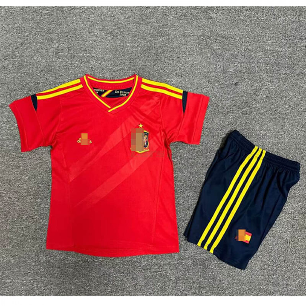 Camiseta España 1ª Equipación Retro 2012 Niño Kit