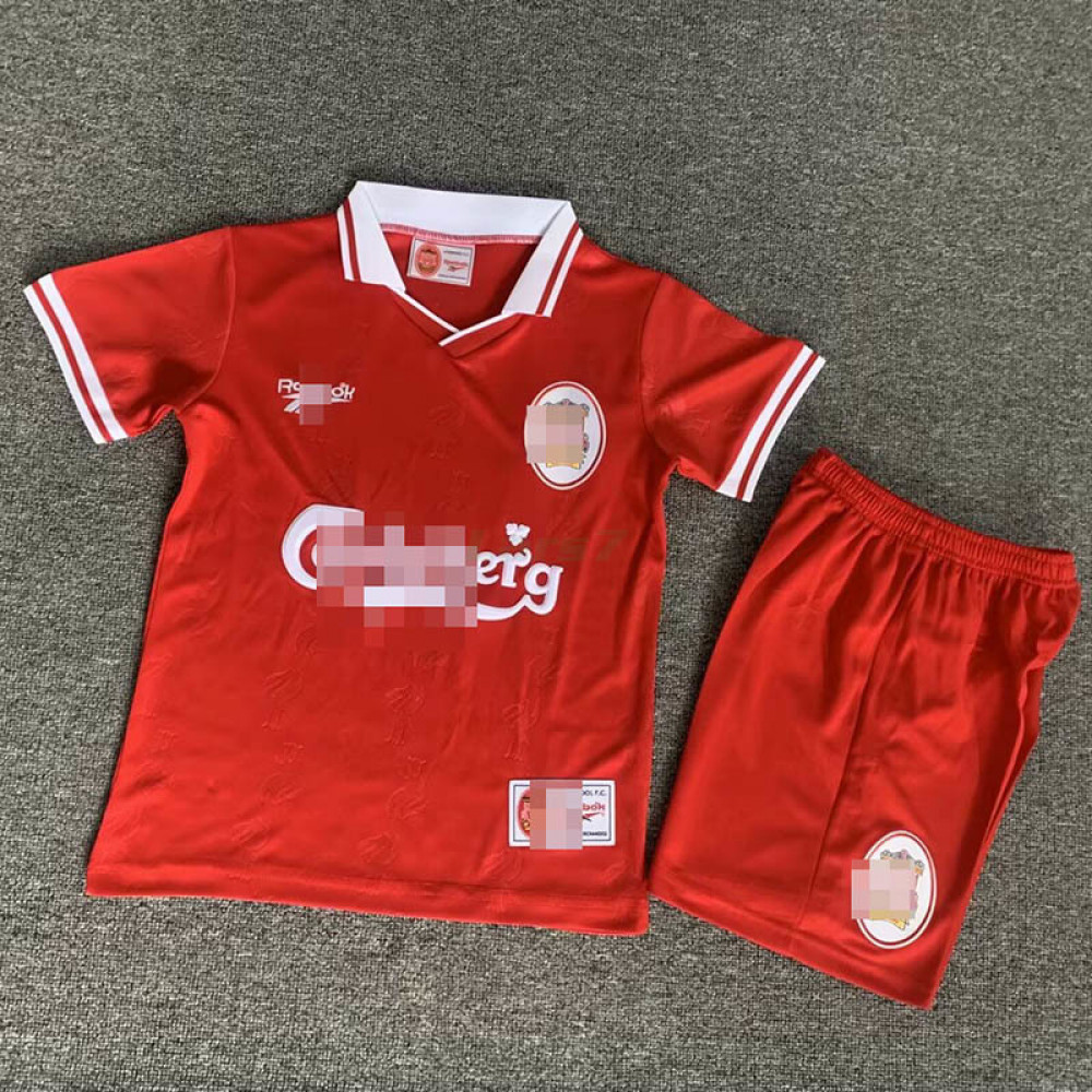 Camiseta Liverpool 1ª Equipación Retro 1996/97 Niño Kit