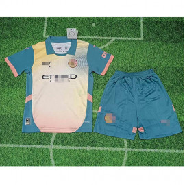 Camiseta Manchester City 4ª Equipación 2024/2025 Niño Kit