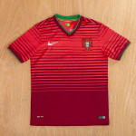 Camiseta Portugal 1ª Equipación Retro 2014