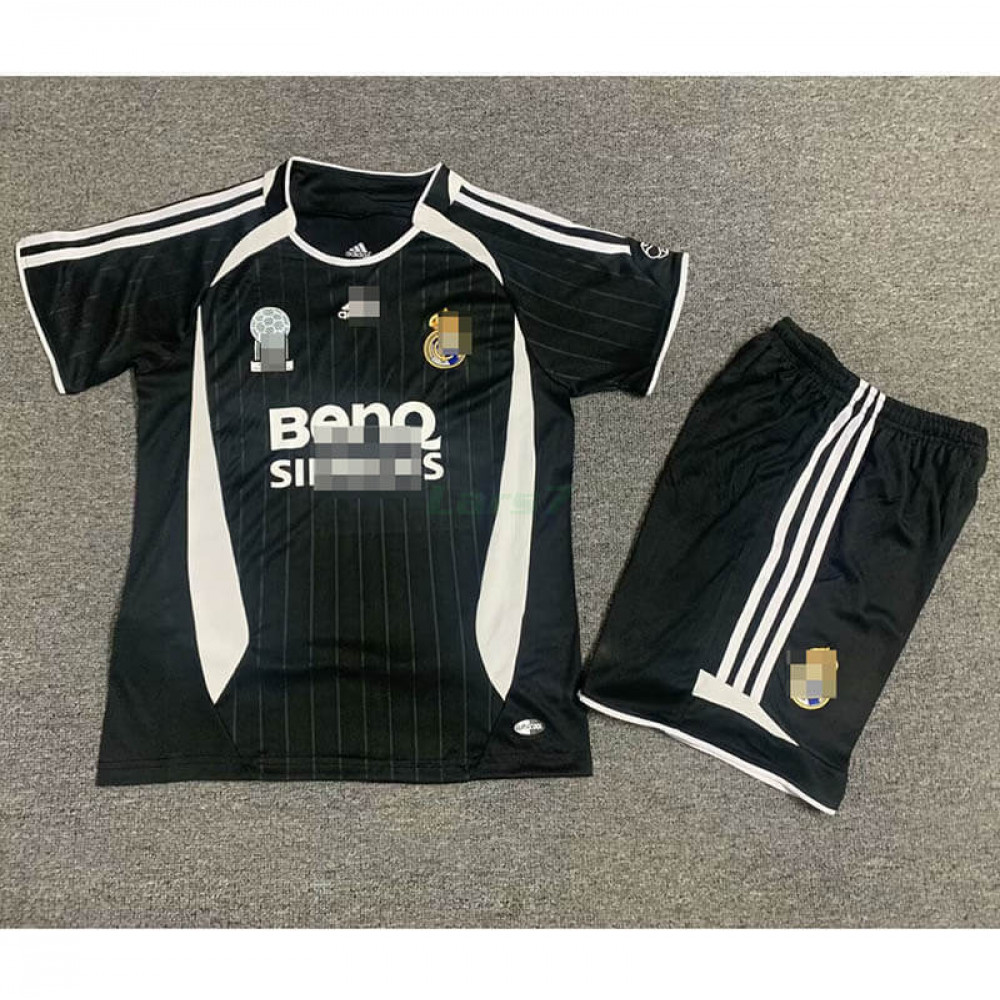 Camiseta Real Madrid 2ª Equipación Retro 2006/07 Niño Kit