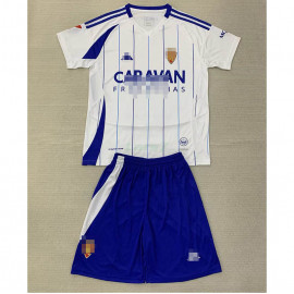 Camiseta Real Zaragoza 1ª Equipación 2024/2025 Niño Kit