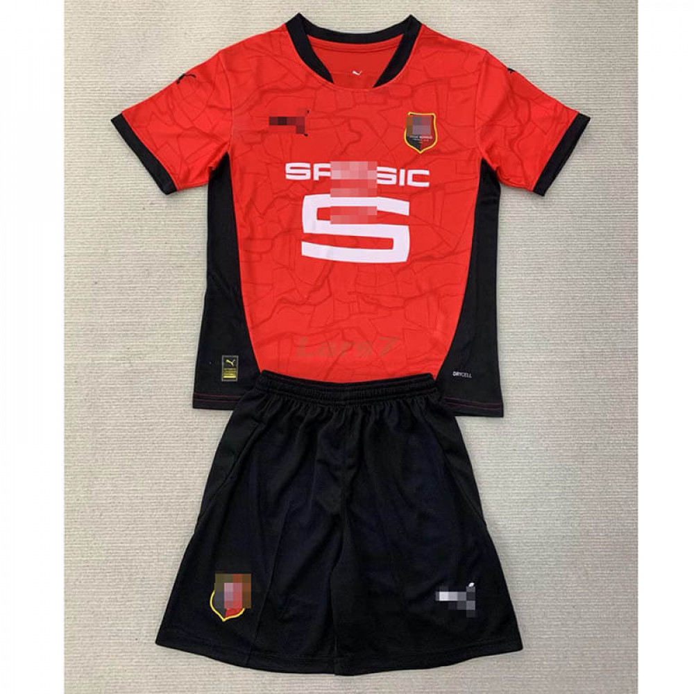 Camiseta Stade Rennais 1ª Equipación 2024/2025 Niño Kit