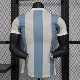 Camiseta Argentina 2024 Edición Conmemorativa Azul/Blanco (EDICIÓN JUGADOR)