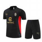 Camiseta de Entrenamiento AC Milan 2024/2025 Kit Negro/Rojo