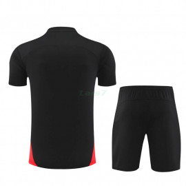 Camiseta de Entrenamiento AC Milan 2024/2025 Kit Negro/Rojo