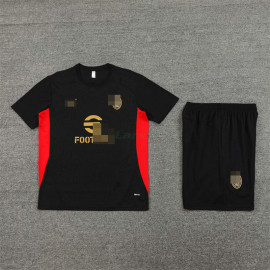 Camiseta de Entrenamiento AC Milan 2024/2025 Kit Negro/Rojo