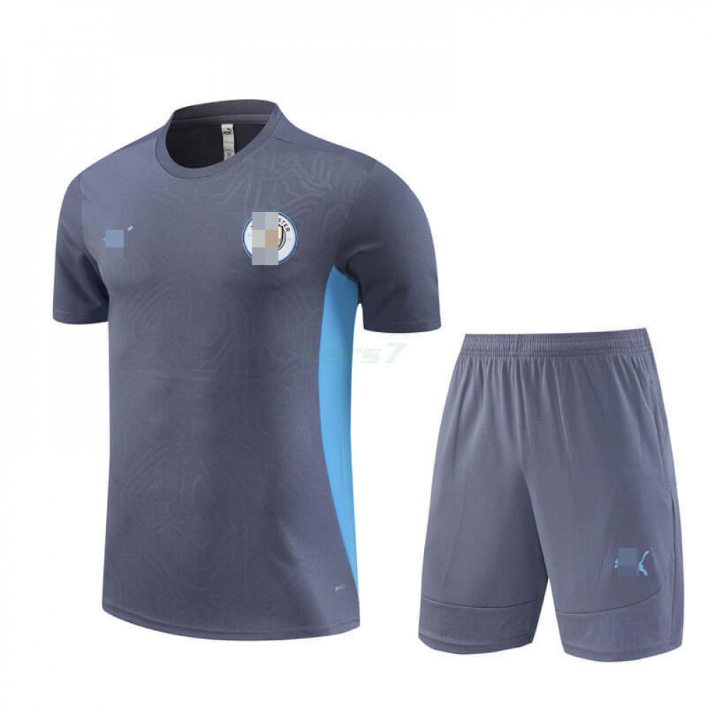 Camiseta de Entrenamiento Manchester City 2024/2025 Kit Gris Oscuro