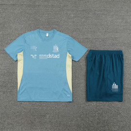 Camiseta de Entrenamiento Olympique Marsella 2024/2025 Kit Turquesa/Blanco