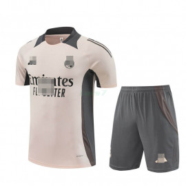 Camiseta de Entrenamiento Real Madrid 2024/2025 Kit Caqui/Gris Oscuro