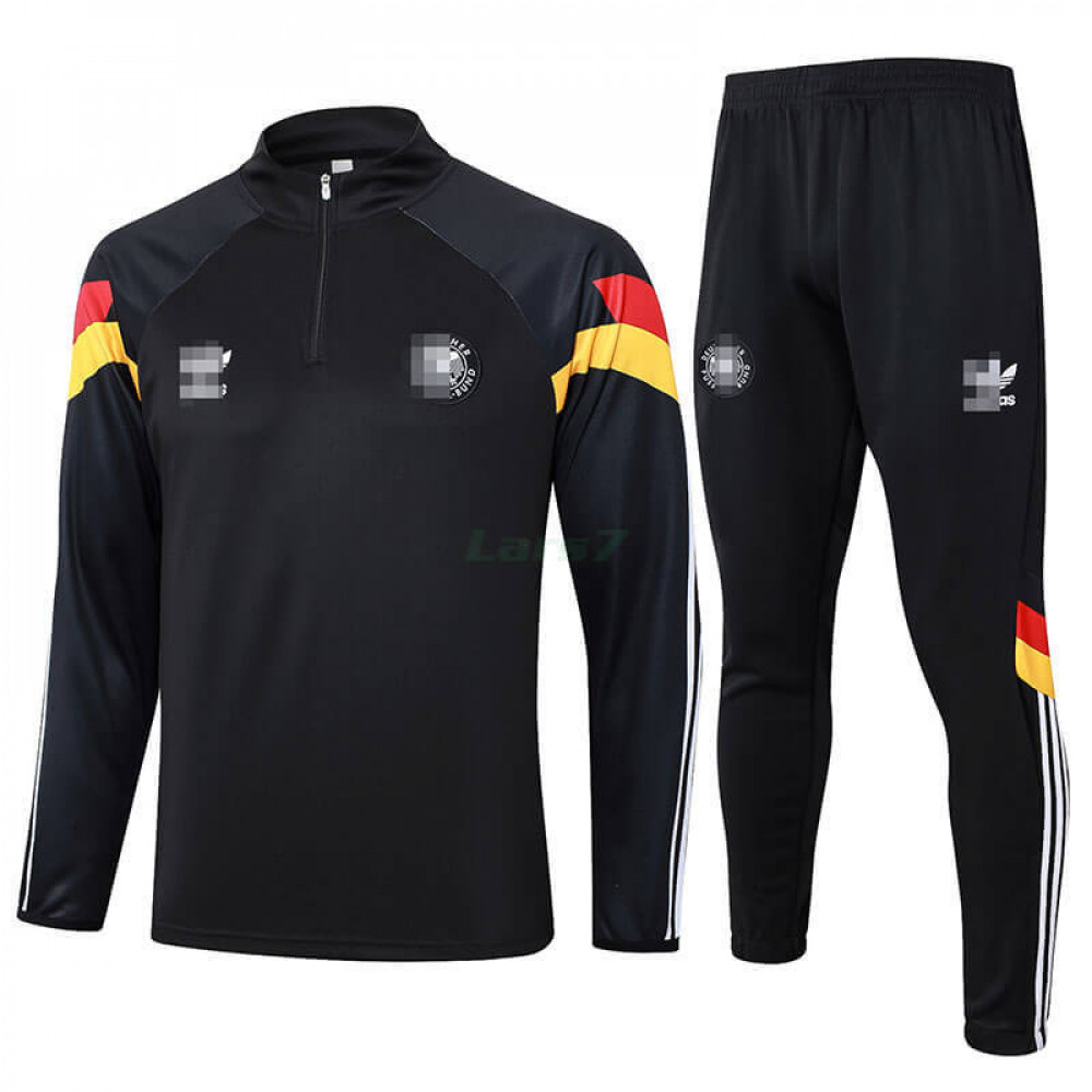 Sudadera de Entrenamiento Alemania 2024 Kit Negro