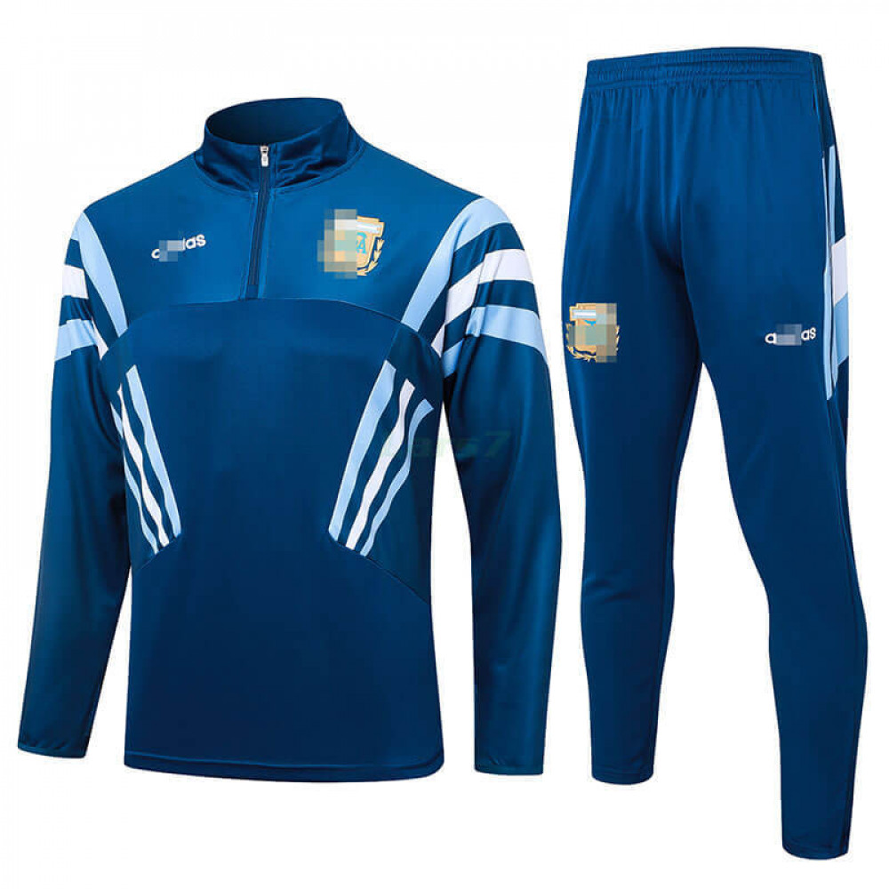 Sudadera de Entrenamiento Argentina 2024 Kit Azul Oscuro