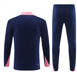 Sudadera de Entrenamiento Atlético de Madrid 2024/2025 Niño Kit Azul Marino/Rosa